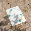 Search for orange silver invitations Floral