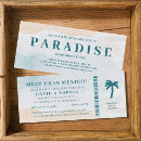 Search for unique beach wedding invitations Destination