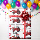 Search for farmer wrapping paper Red
