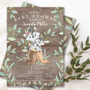 Search for wolf baby shower invitations Forest
