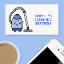 Search for vacuum cleaner business cards Cute