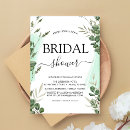 Search for emerald green bridal shower invitations Calligraphy
