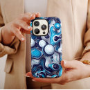 Search for blue bubbles iphone cases Abstract