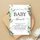 Search for emerald green baby shower invitations Calligraphy
