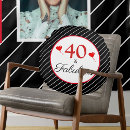 Search for 40th birthday cushions Black
