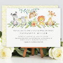 Search for zoo baby shower invitations Safari