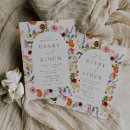 Search for wildflower wedding invitations Summer