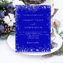 Search for royal blue wedding invitations Silver