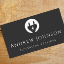 Search for electrical contractor business cards Light
