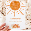 Search for orange 1st birthday invitations Wild one