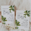 Search for palms wedding invitations Couple