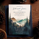 Search for mountain rehearsal dinner invitations Forest