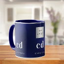 Search for monogram for him mugs Modern