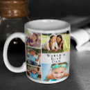 Search for world best dad mugs Photo collage