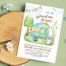 Search for let the adventure begin baby shower invitations Camping