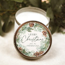 Search for pine wreath stickers Merry christmas