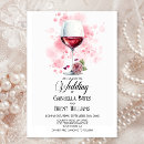 Search for wine glass wedding invitations Rustic