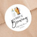 Search for bottle beer stickers A baby is brewing