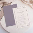 Search for lavender and cream wedding invitations Purple