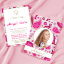 Search for torah bar bat mitzvah invitations Pink