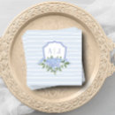 Search for crest monogram napkins Blue