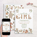 Search for animal baby girl shower invitations Mother to be