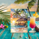 Search for tiki shower invitations Beach