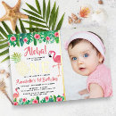 Search for flamingo photo invitations Summer