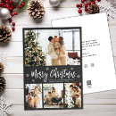 Search for blackboard christmas cards Rustic