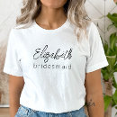 Search for bridesmaid tshirts Typography