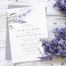 Search for lavender flower wedding invitations Flowers