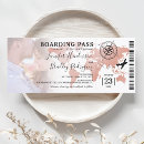 Search for travel ticket wedding invitations Elegant
