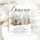 Search for rustic winter wonderland invitations Elegant