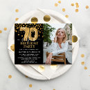 Search for surprise 70th birthday invitations Modern