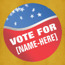 Search for election party stickers Red white and blue