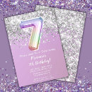 Search for seventh birthday invitations Modern