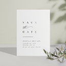 Search for simplicity invitations Black and white