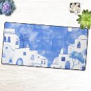 Search for travel destinations mouse mats Santorini