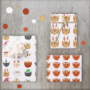 Search for cat christmas wrapping paper Cartoon