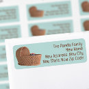 Search for panda bear return address labels Blue