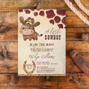 Search for southwestern baby shower invitations Little cowboy