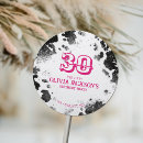 Search for pink cow print stickers Cowgirl birthday