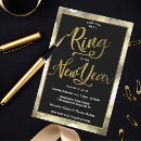 Search for ringing in the new year invitations Elegant