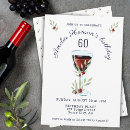 Search for rustic 60th birthday invitations Flowers