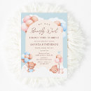 Search for boy girl twins invitations We can bearly wait