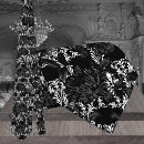 Search for white damask ties Gothic