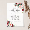 Search for elegant evening invitations Watercolor floral foliage