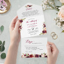 Search for burgundy and pink wedding invitations Marsala