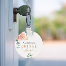 Search for bridesmaids rounded key rings Rose gold