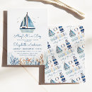 Search for sailboat baby shower invitations Ocean